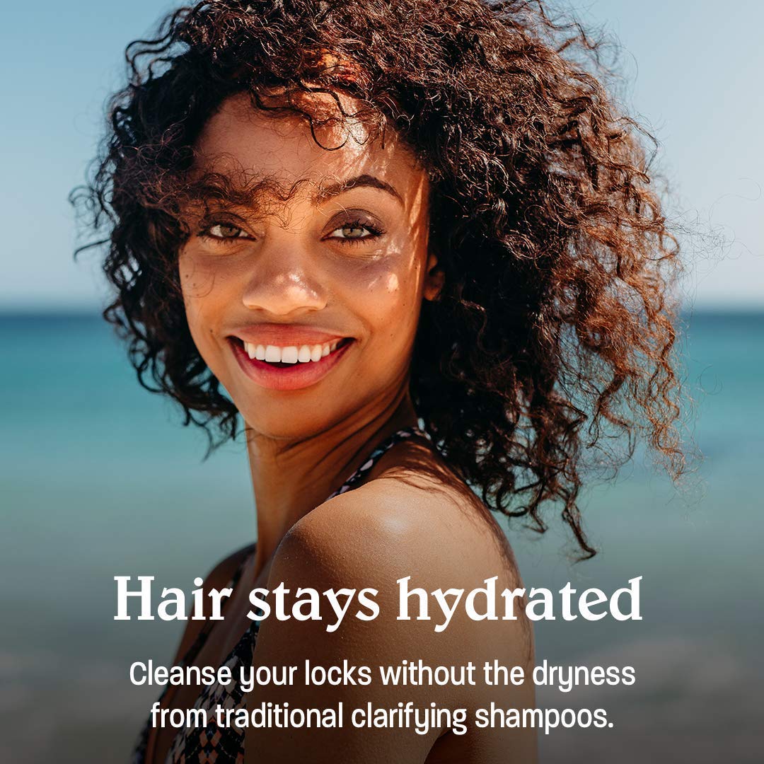 Malibu C Un-Do-Goo shampoo bottle label shows color-safe formula for color-treated hair