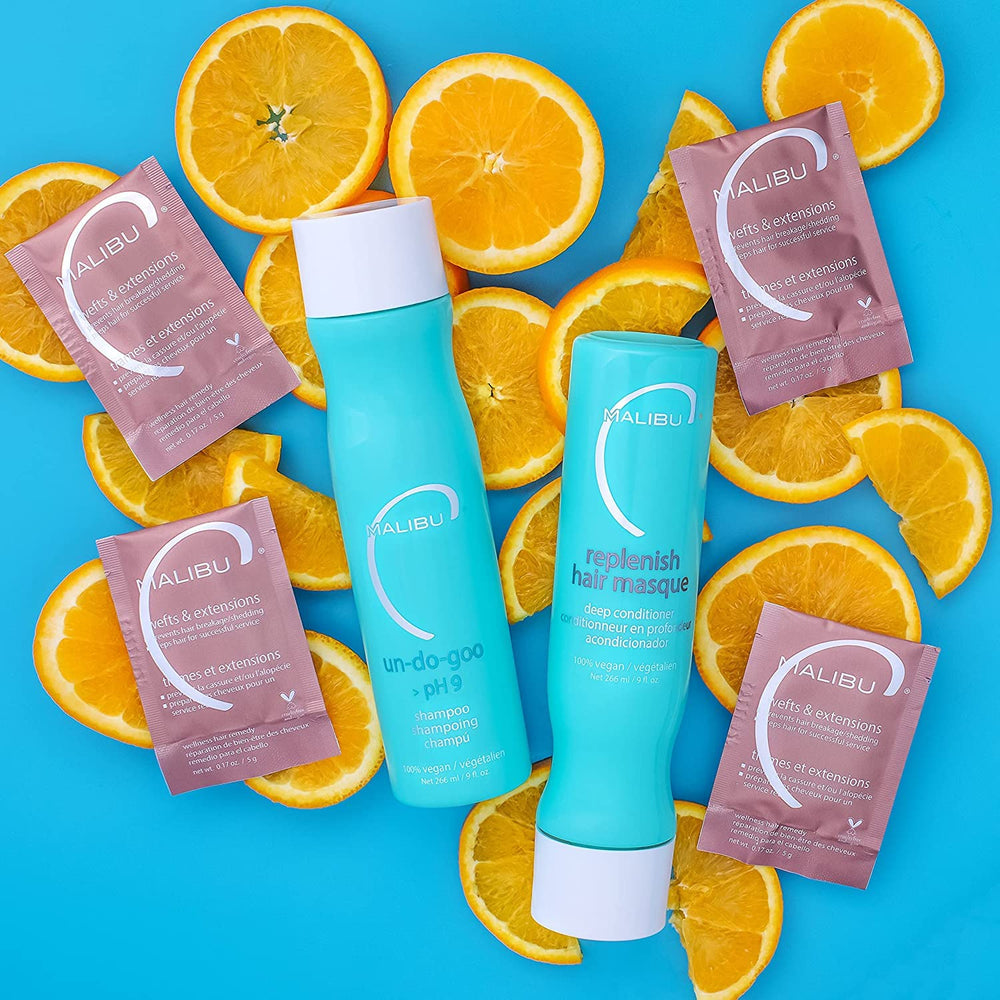 Malibu C Un-Do-Goo vegan-ingredients emphasize clean, cruelty-free care.