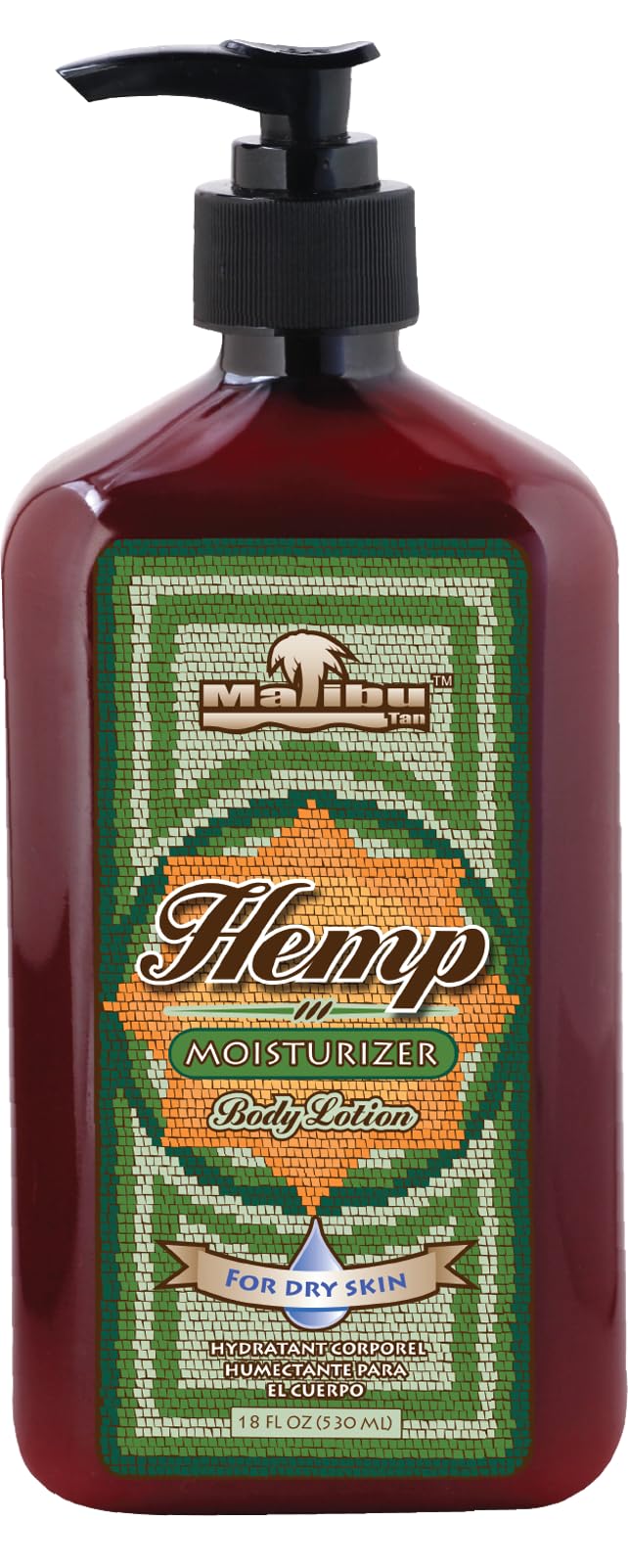 Hemp oil infusion image suggests nourishing daily hydration.