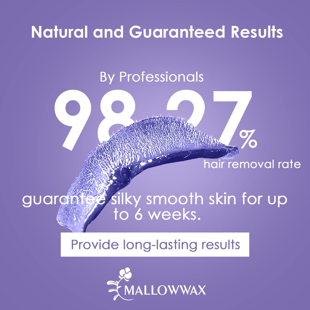 Mallowwax at-home waxing setup offers a private, convenient session.
