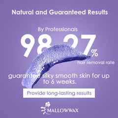 Mallowwax at-home waxing setup offers a private, convenient session.