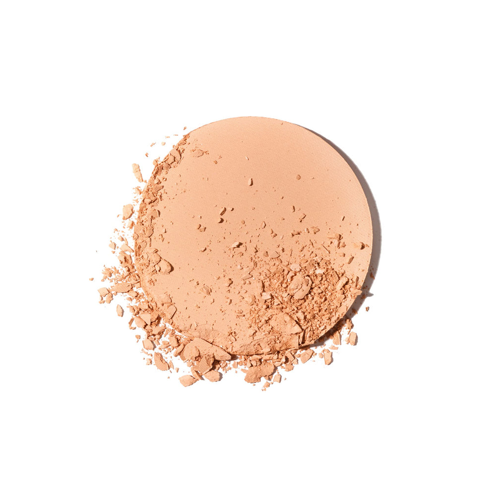 Mally Beauty Anti-Powder compact open for convenient touch-ups.