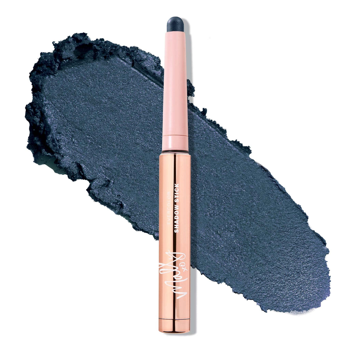 Mally Beauty Evercolor Eyeshadow Stick Nautical Shimmer application shows smooth, long-lasting color
