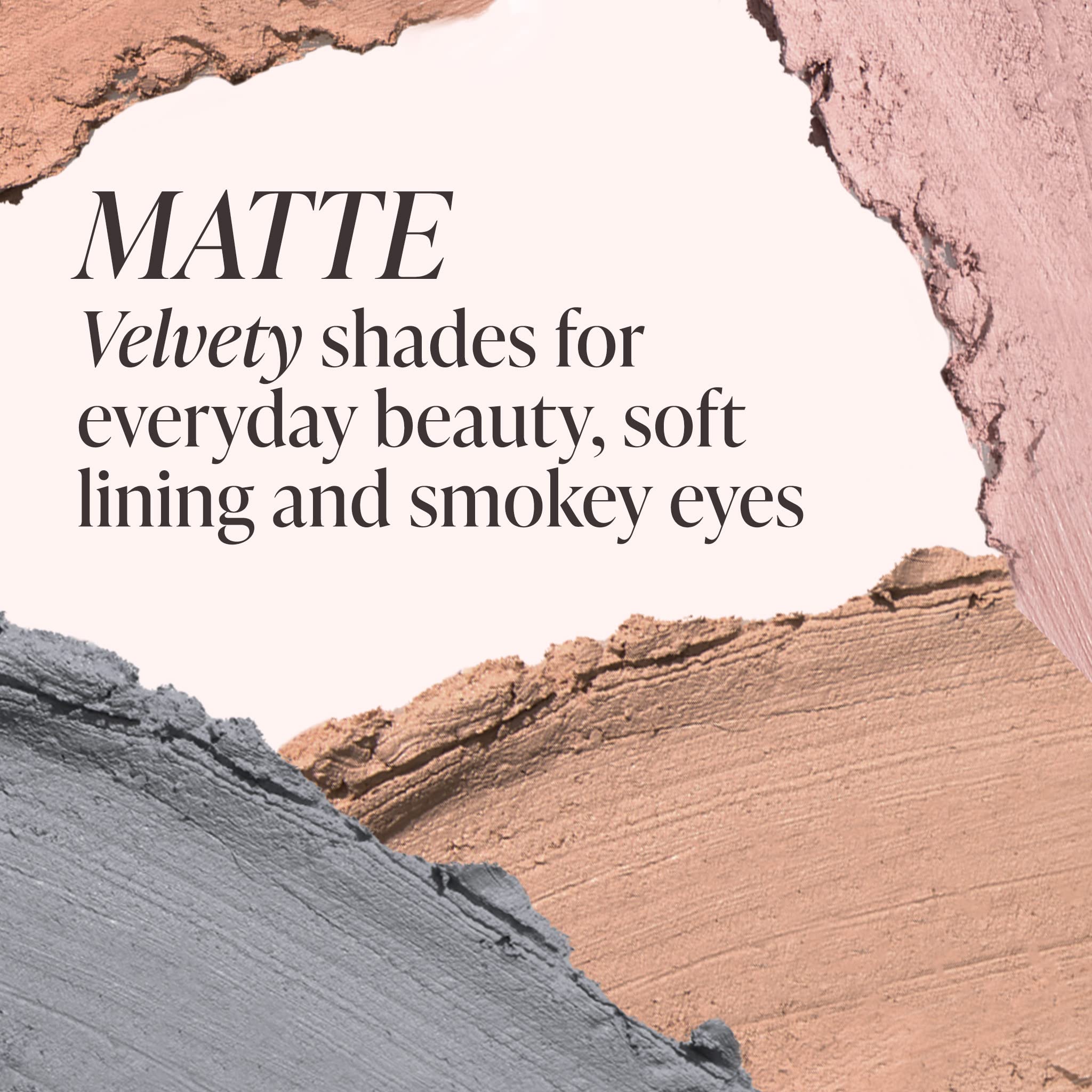 Evercolor Eyeshadow Stick swatch demonstrates a smudgy liner effect for a smoky look.