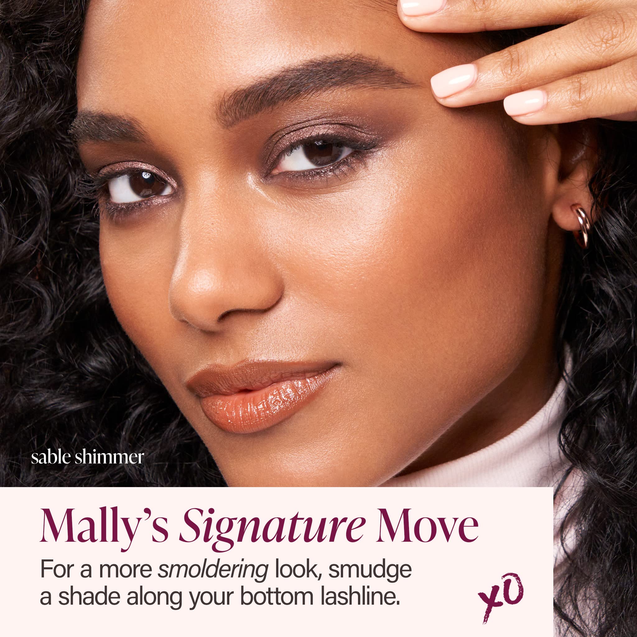 Mally Beauty Evercolor Eyeshadow Stick soft-blendable bronze shade for effortless transitions.