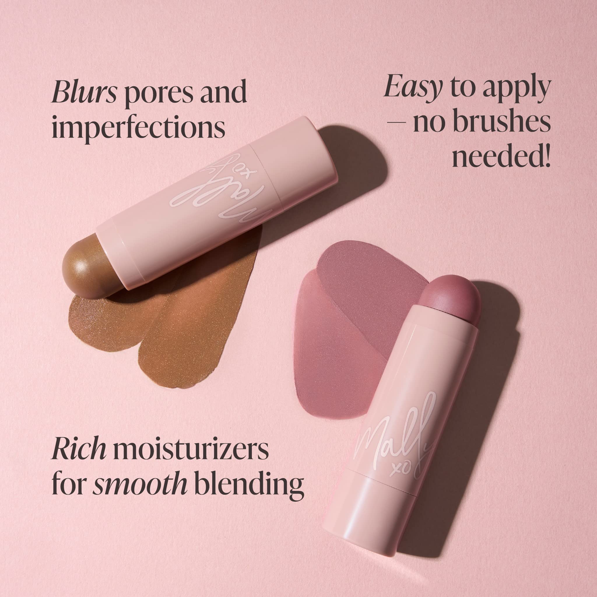 Mally Beauty Shimmer, Shape & Glow lip highlight for subtle radiance.