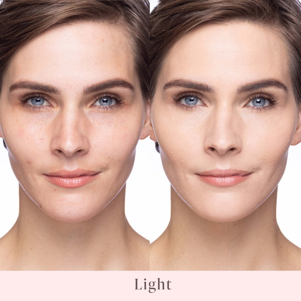Mally Beauty Stress Less Concealer brush applies precise coverage for redness.