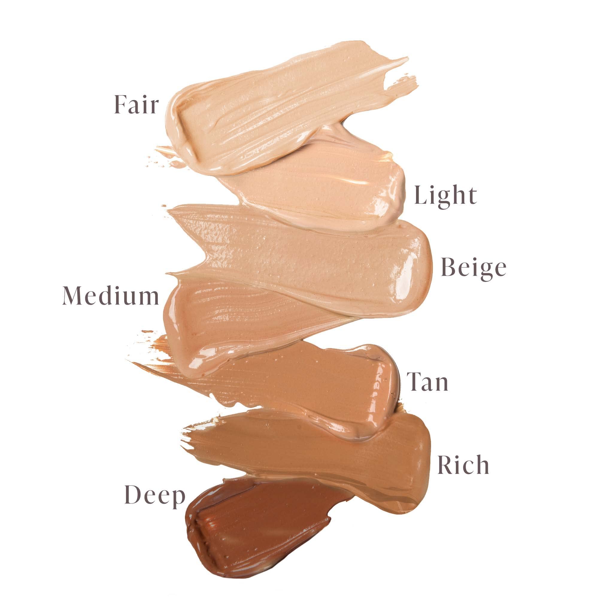 Mally Beauty Stress Less Foundation tan hydration highlights moisture from hyaluronic acid.