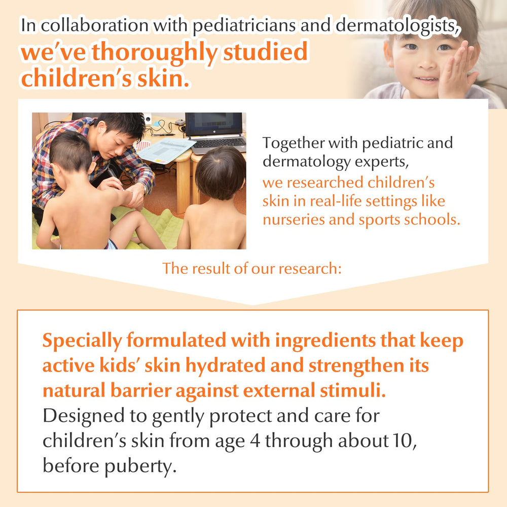 Mama&Kids after-use scalp-soft hair depicts comfortable, hydrated finish.
