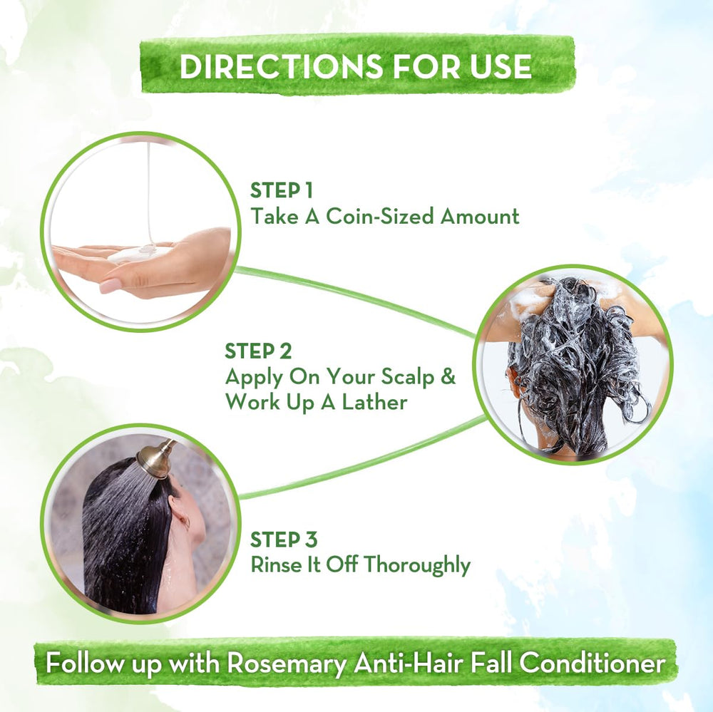 Scalp refresh during wash shows daily hair care routine