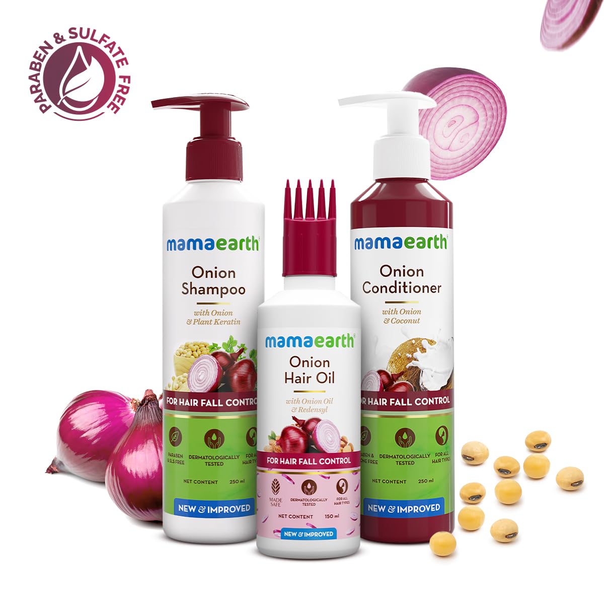 Mamaearth shampoo bottle highlighting gentle cleansing for vibrant hair