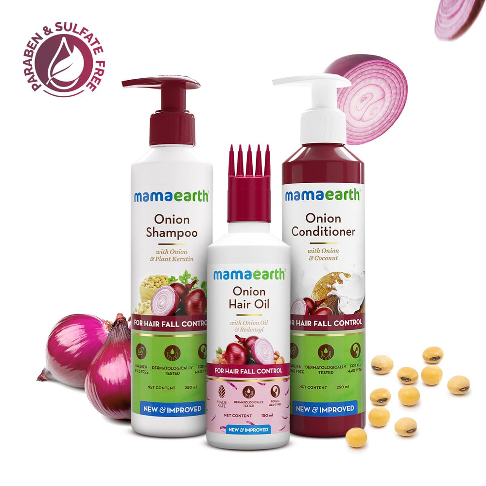 Mamaearth shampoo bottle highlighting gentle cleansing for vibrant hair