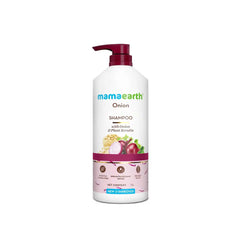 MAMAEARTH onion shampoo bottle front for daily cleansing