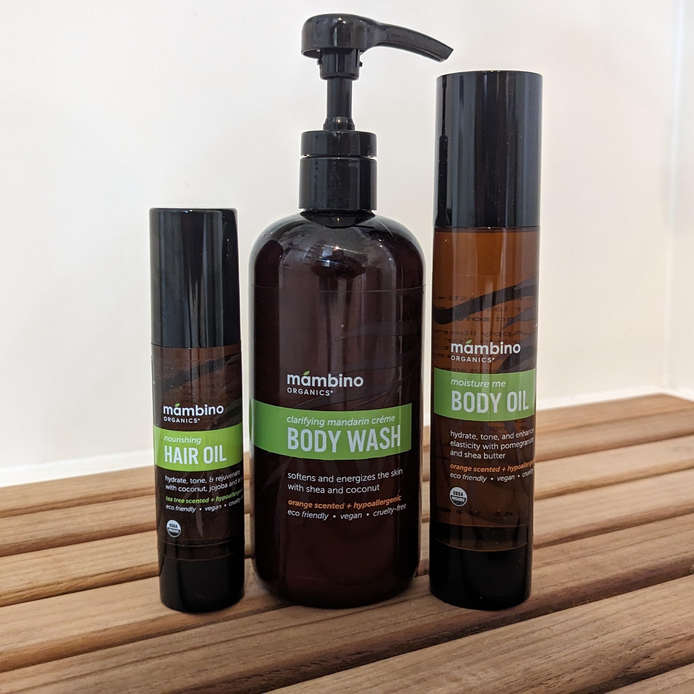 Close-up of natural oils in Moisture Me formula
