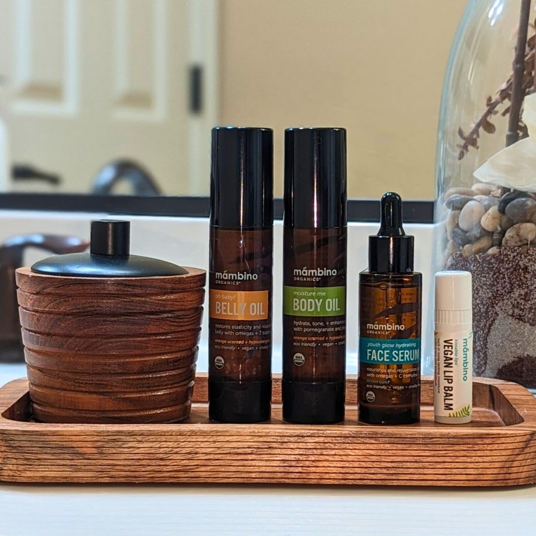 Moisture Me oil applied to damp skin after shower