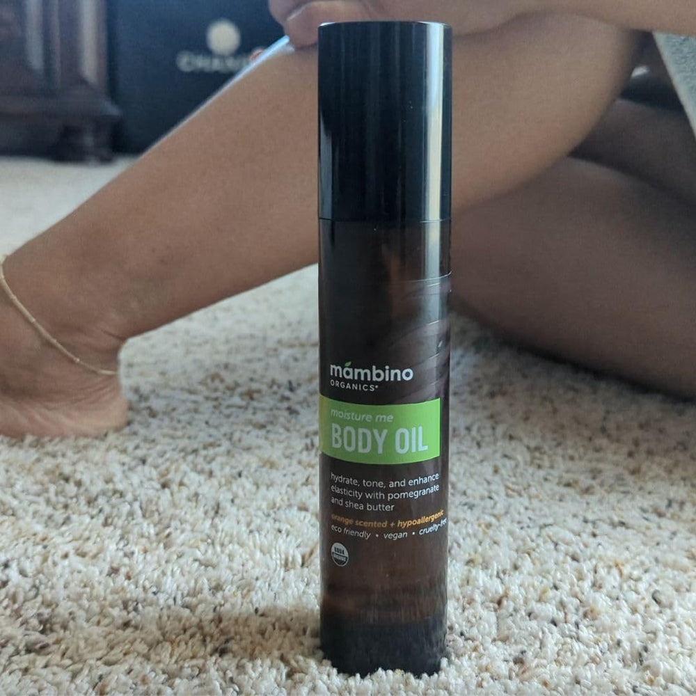 Pump dispense of Moisture Me oil for easy application