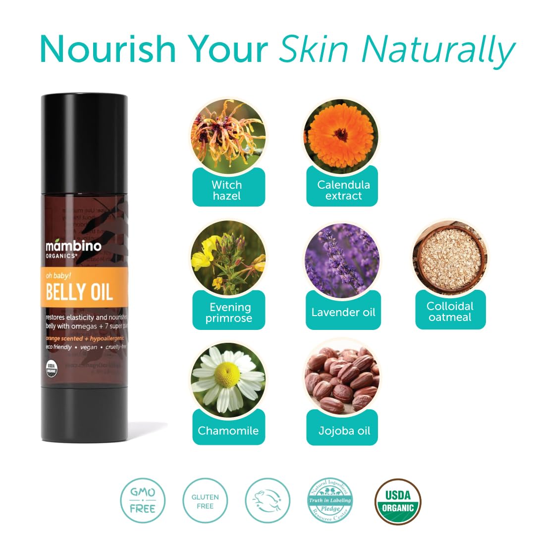 Mambino Organics Oh Baby oil and Shea Butter focus on hydration