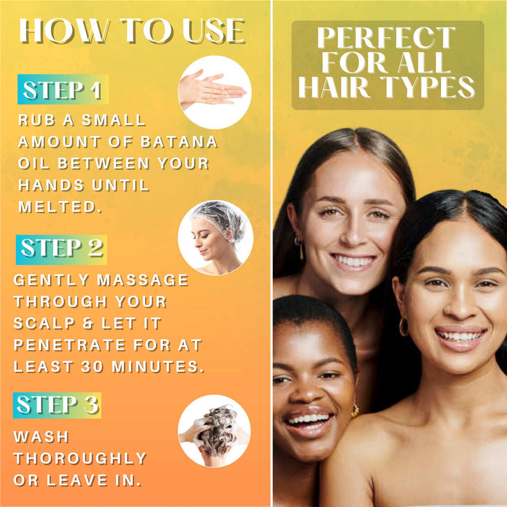 Mamela Naturals Batana oil suitable for all hair types and routines