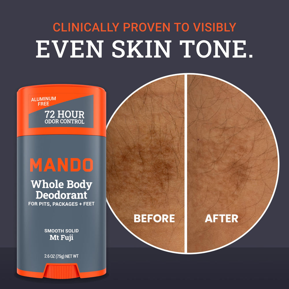 Mando 72-hour odor control delivers long-lasting freshness.