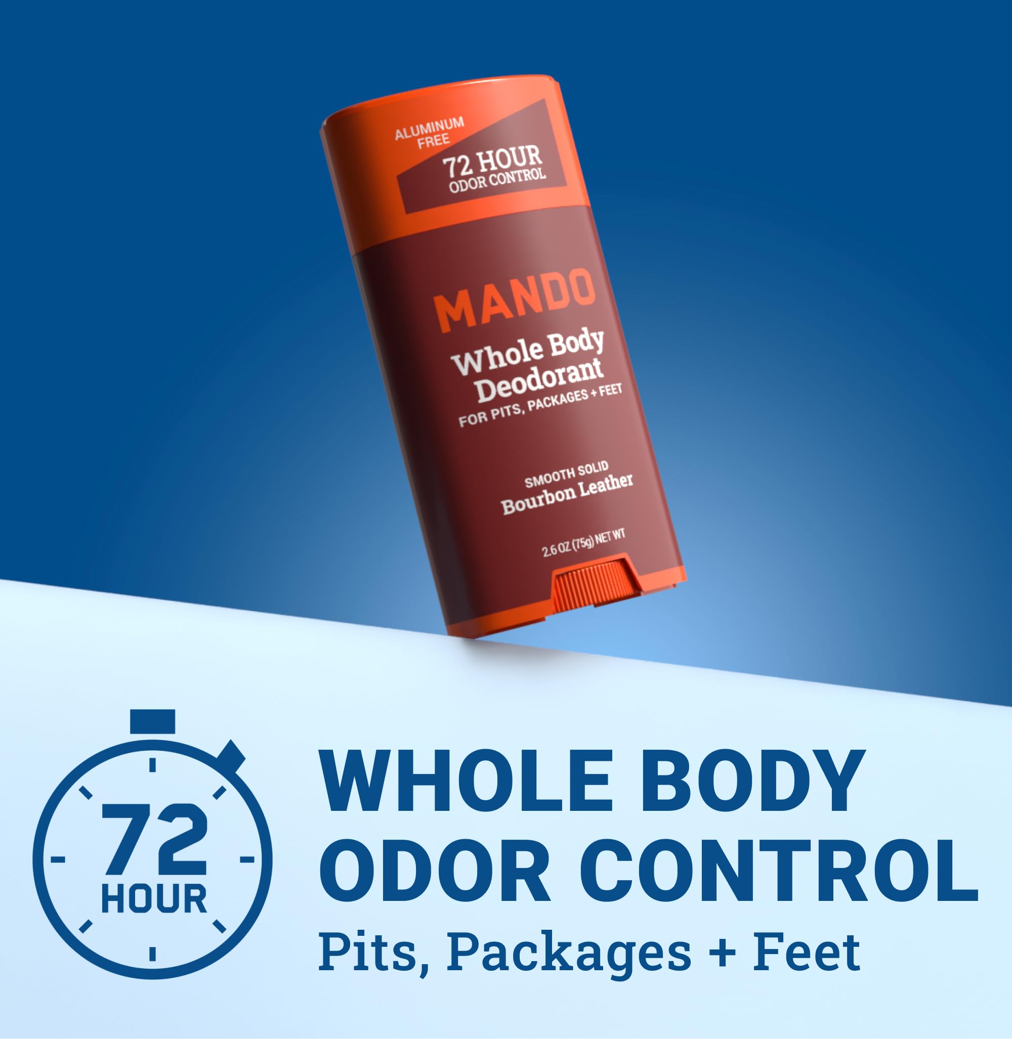 Mando Acidified Body Wash lather demonstrates rich foam for full-body cleansing.