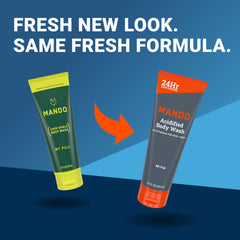 Mando Acidified Body Wash Mt Fuji bottle delivers crisp, refreshing notes