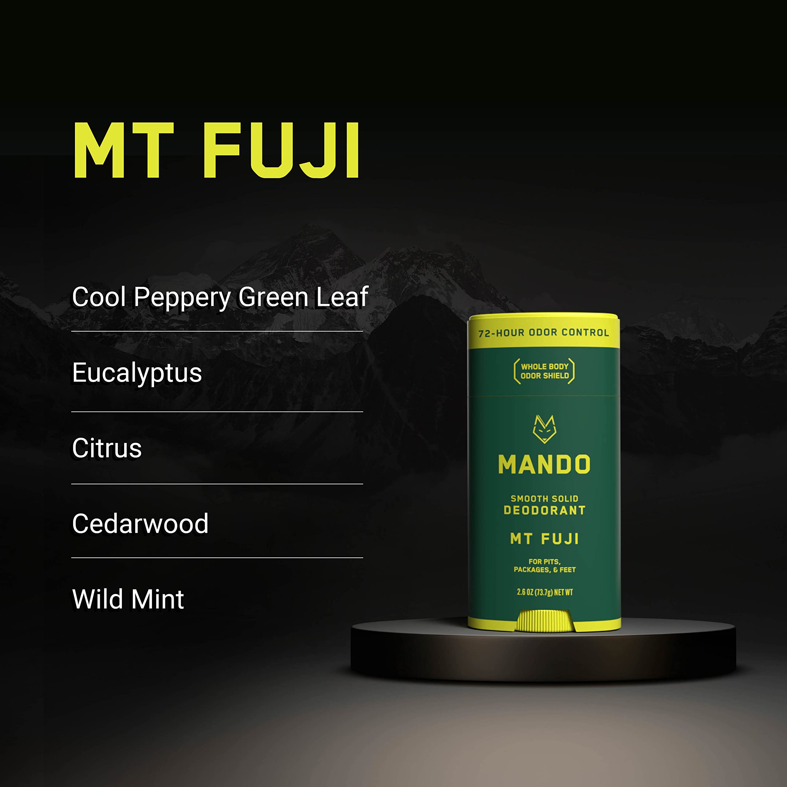 Mando Acidified Body Wash creates a rich lather for cleansing.