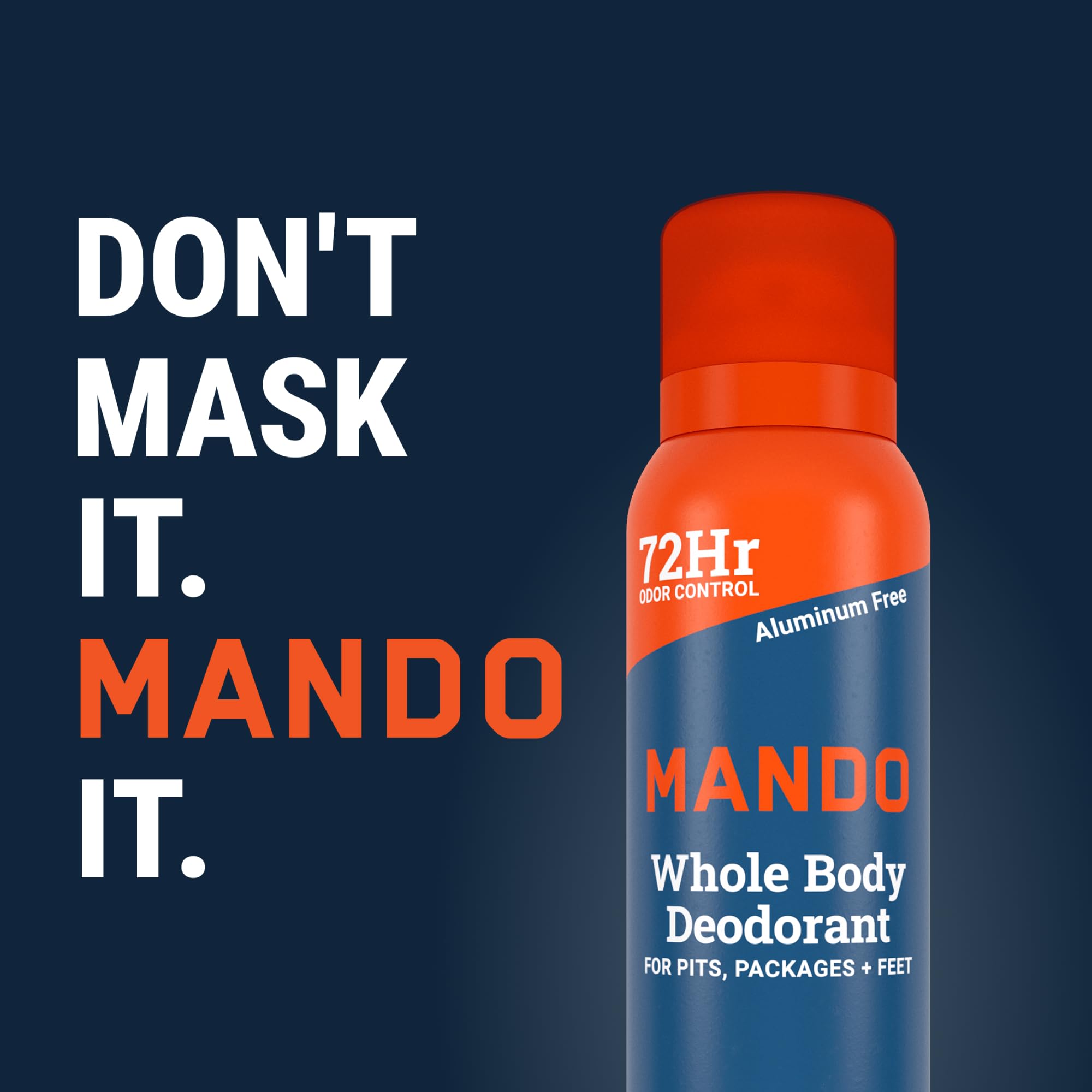 Mando long-lasting odor control without staining clothes.