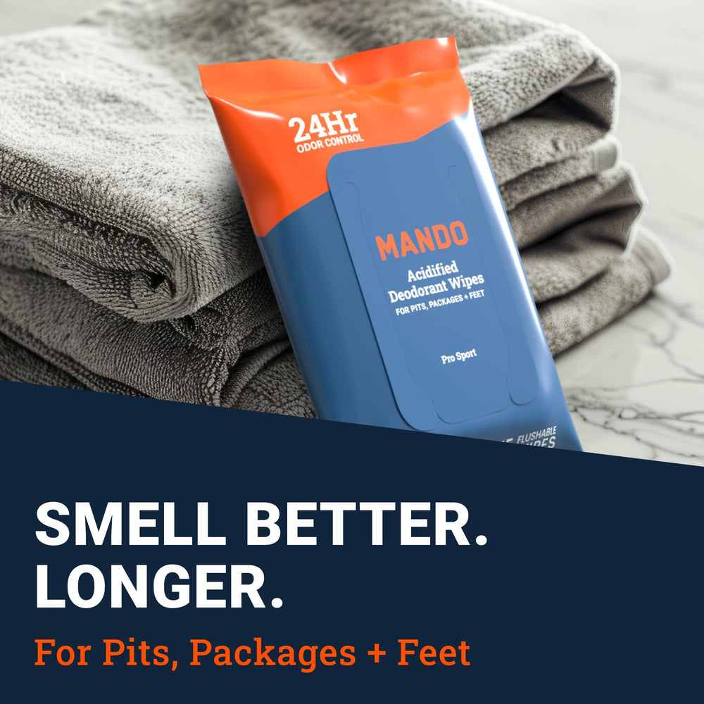 Mando Aluminum-free odor control for daily use and fresh feels.