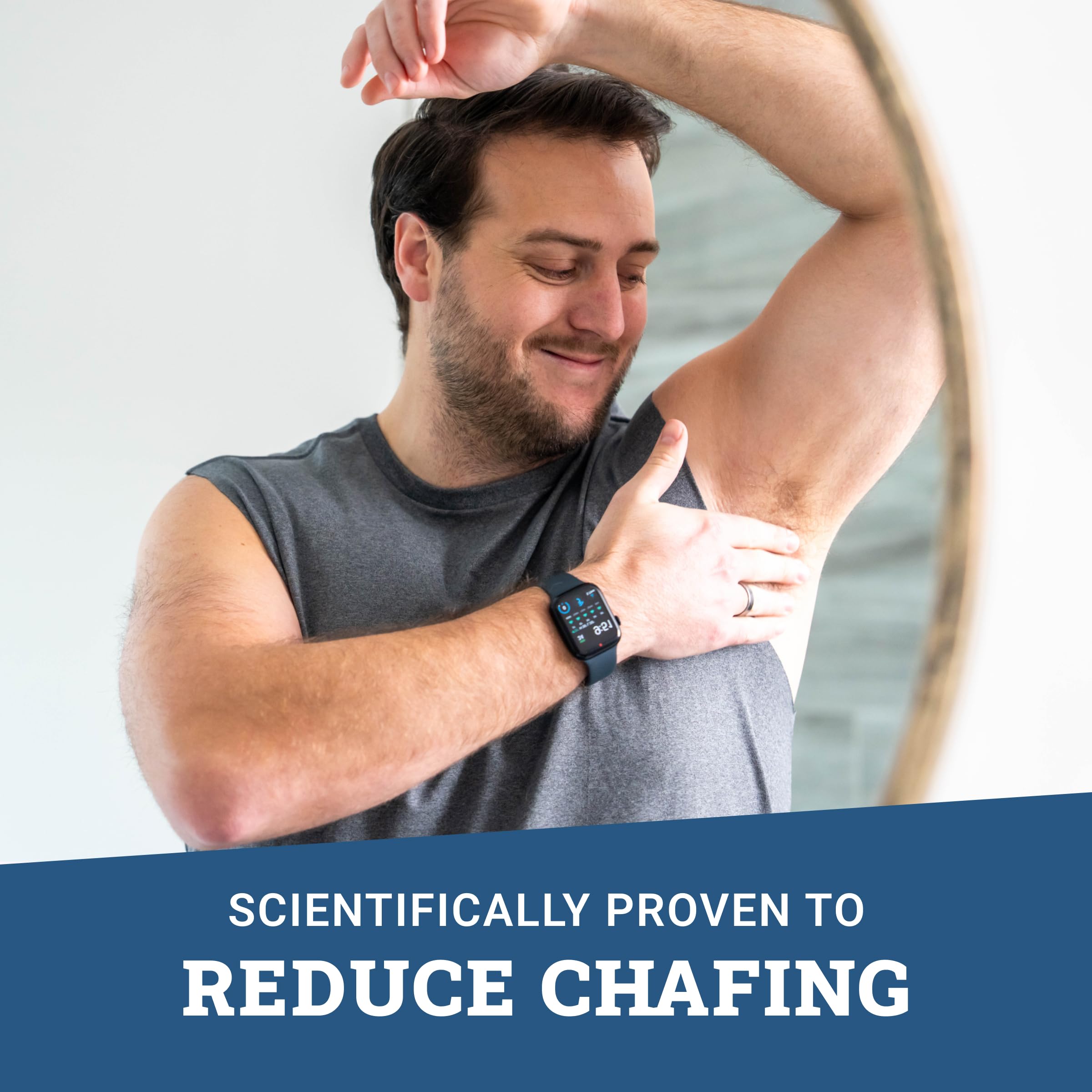 Mando Bourbon Leather all-day odor control concept illustrated with lasting freshness imagery.