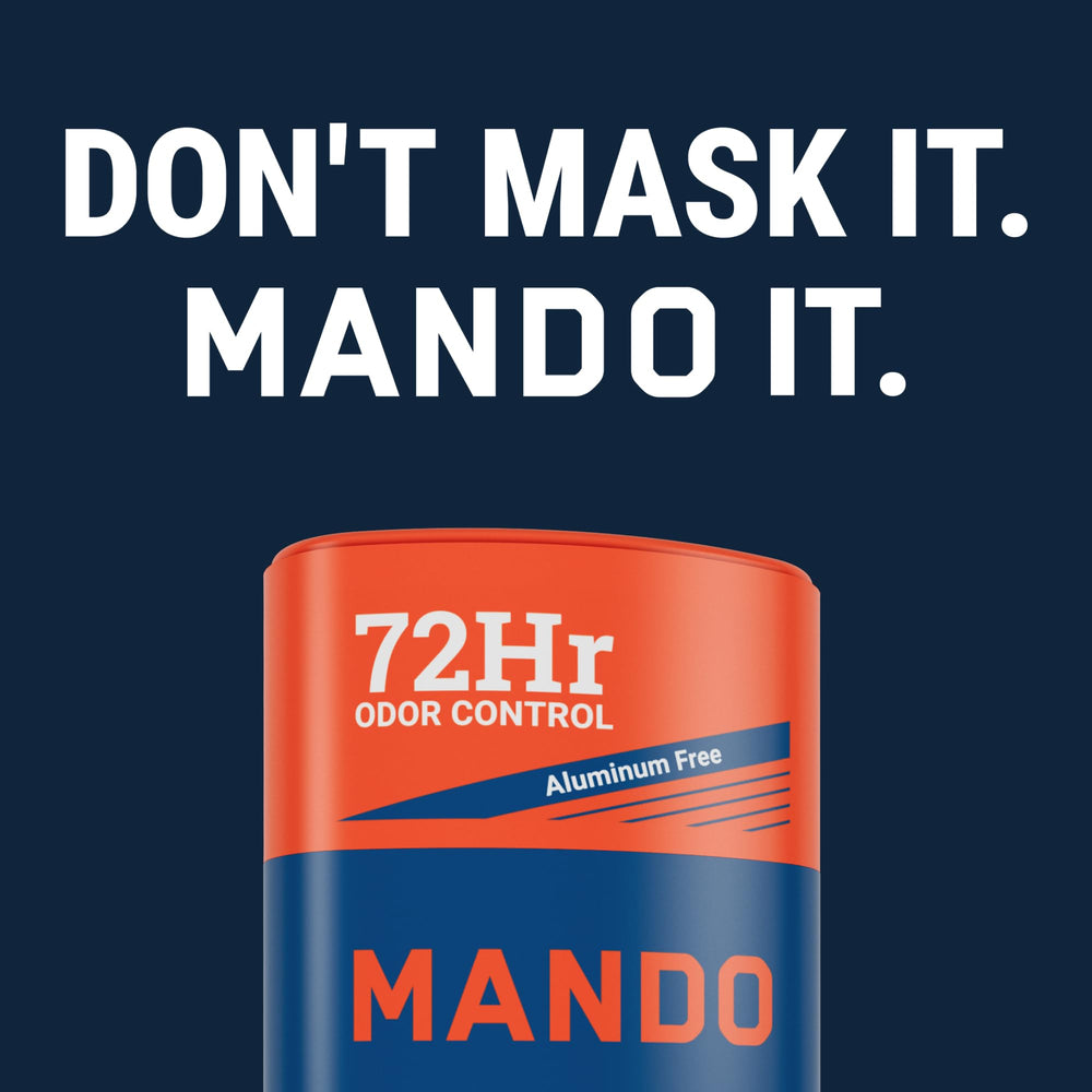 Mando daily routine simplifies whole-body freshness without masking odors.