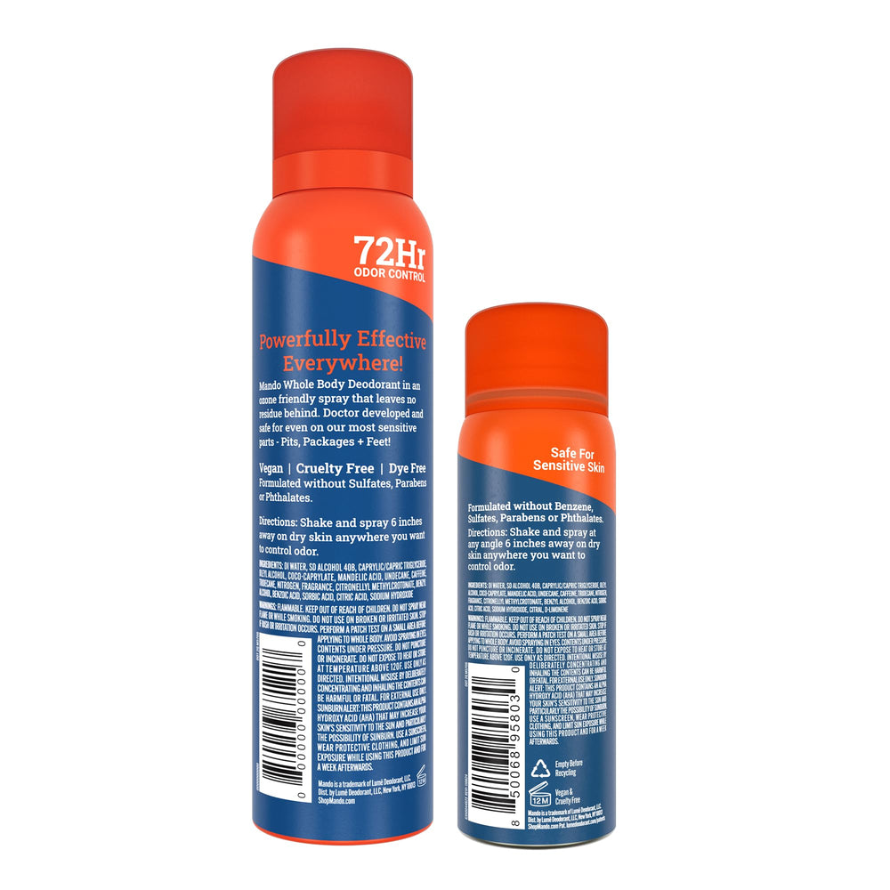 Mando Freshness use-case in an active lifestyle scene with gym gear.