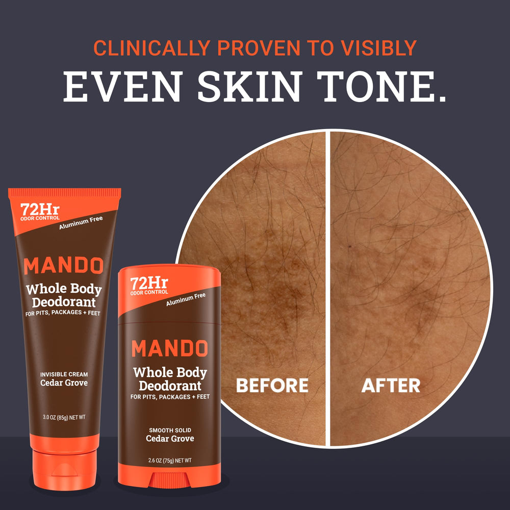 Mando hypoallergenic skin-safe deodorant for sensitive skin