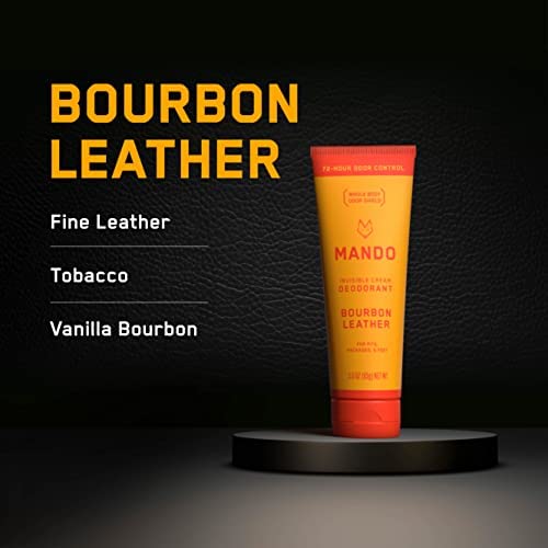 Mando invisible cream application shown for quick, mess-free routine.
