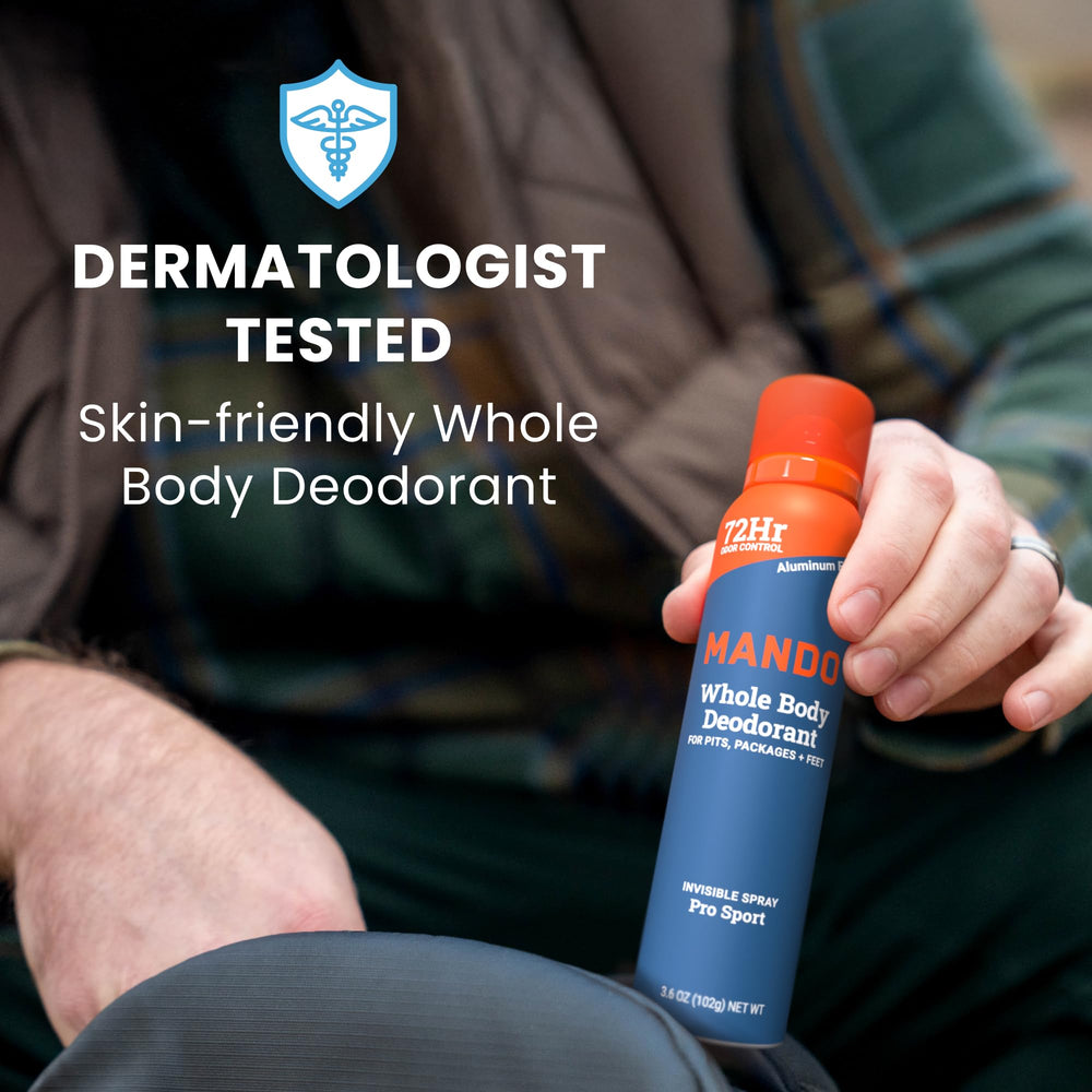Mandalic acid powered Mando formula designed to reduce odor development.