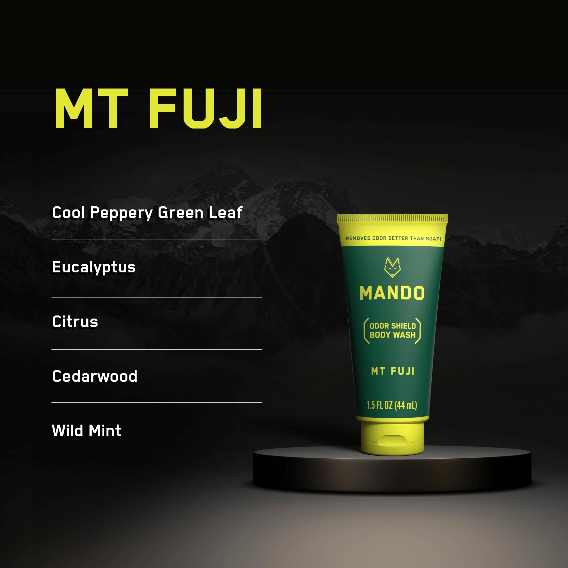 Mando Unscented tube offers discreet odor control without fragrance.