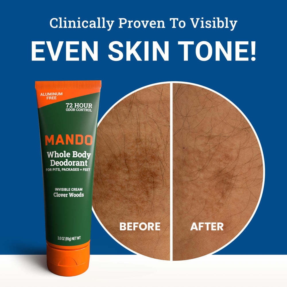 Mando 72-hour odor control concept visual illustrating extended protection idea.