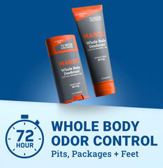 Mando odor control on underarm area during activity.