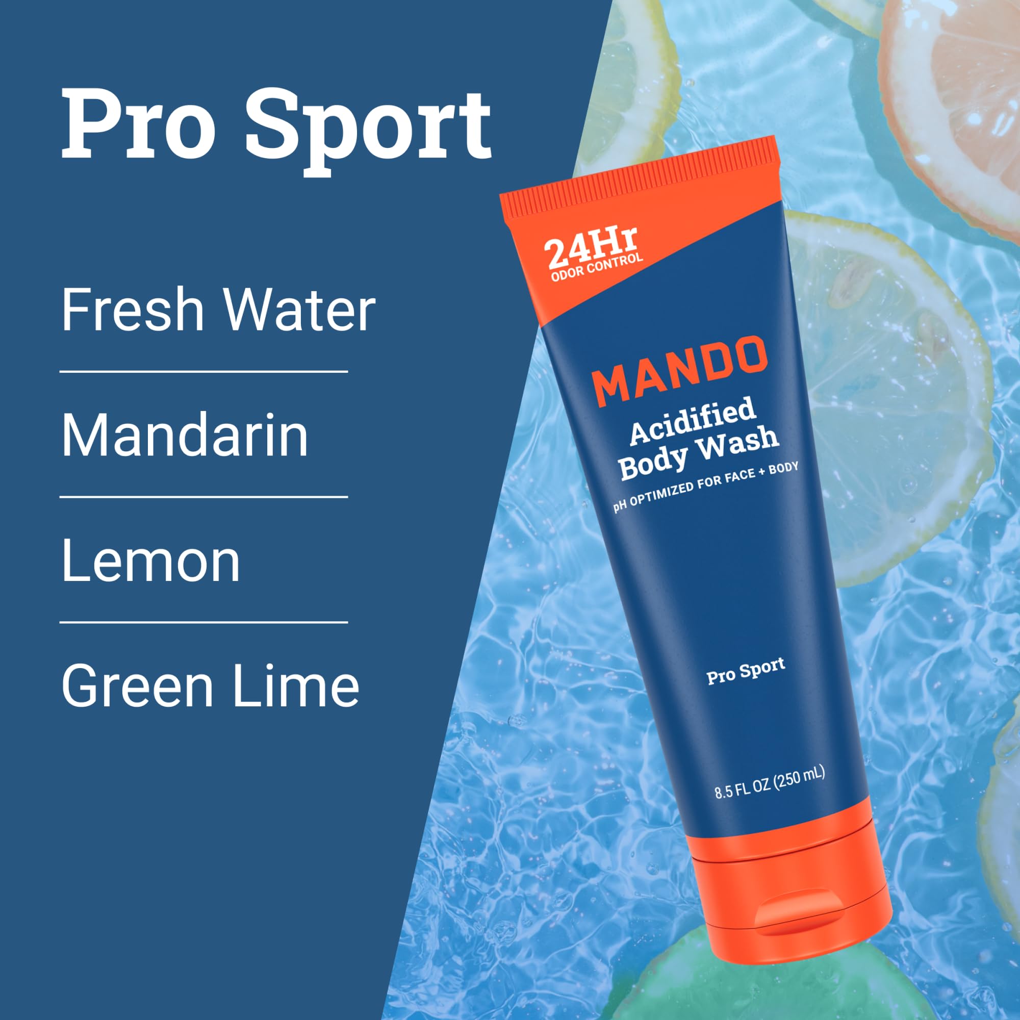Mando Odor Shield pump top close-up for easy, even application.