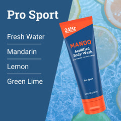Mando Odor Shield pump top close-up for easy, even application.