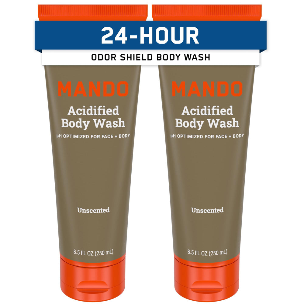 Mando Odor Shield unscented bottle for all-day odor control