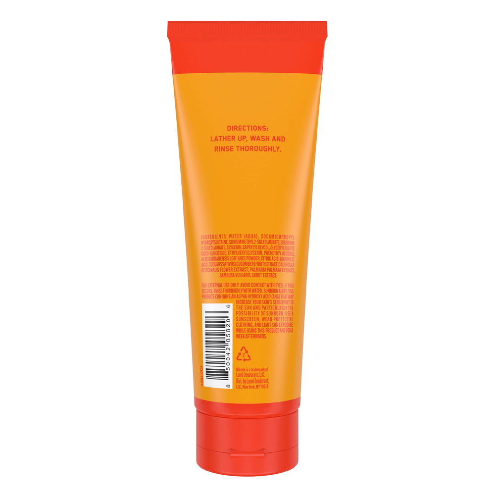 Mando Odor Shield bottle pour shows rich lather for odor control.