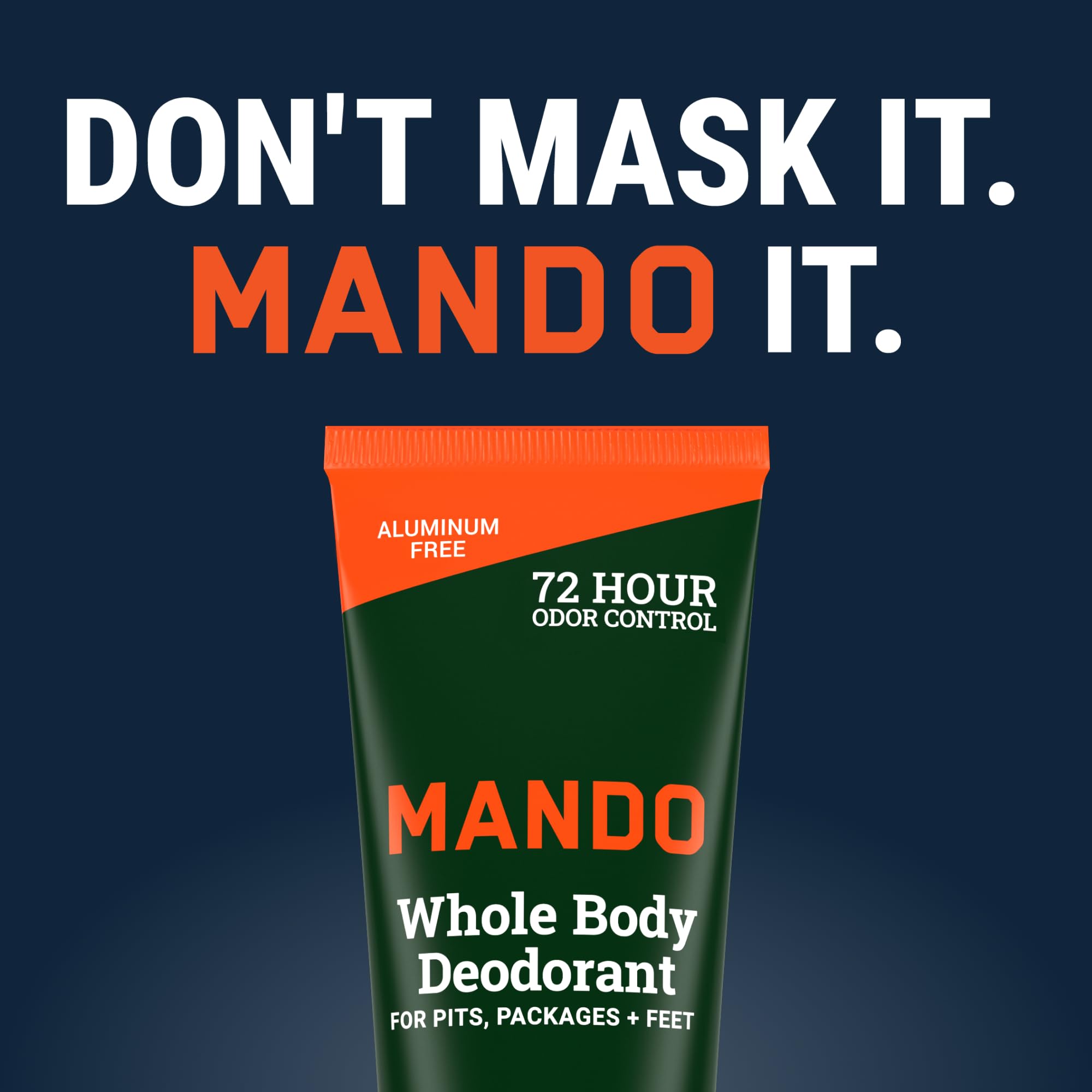 Mando Clover Woods pack of 2 tubes with scent label and branding.