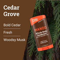 Mando 2-stick packaging display on shelf