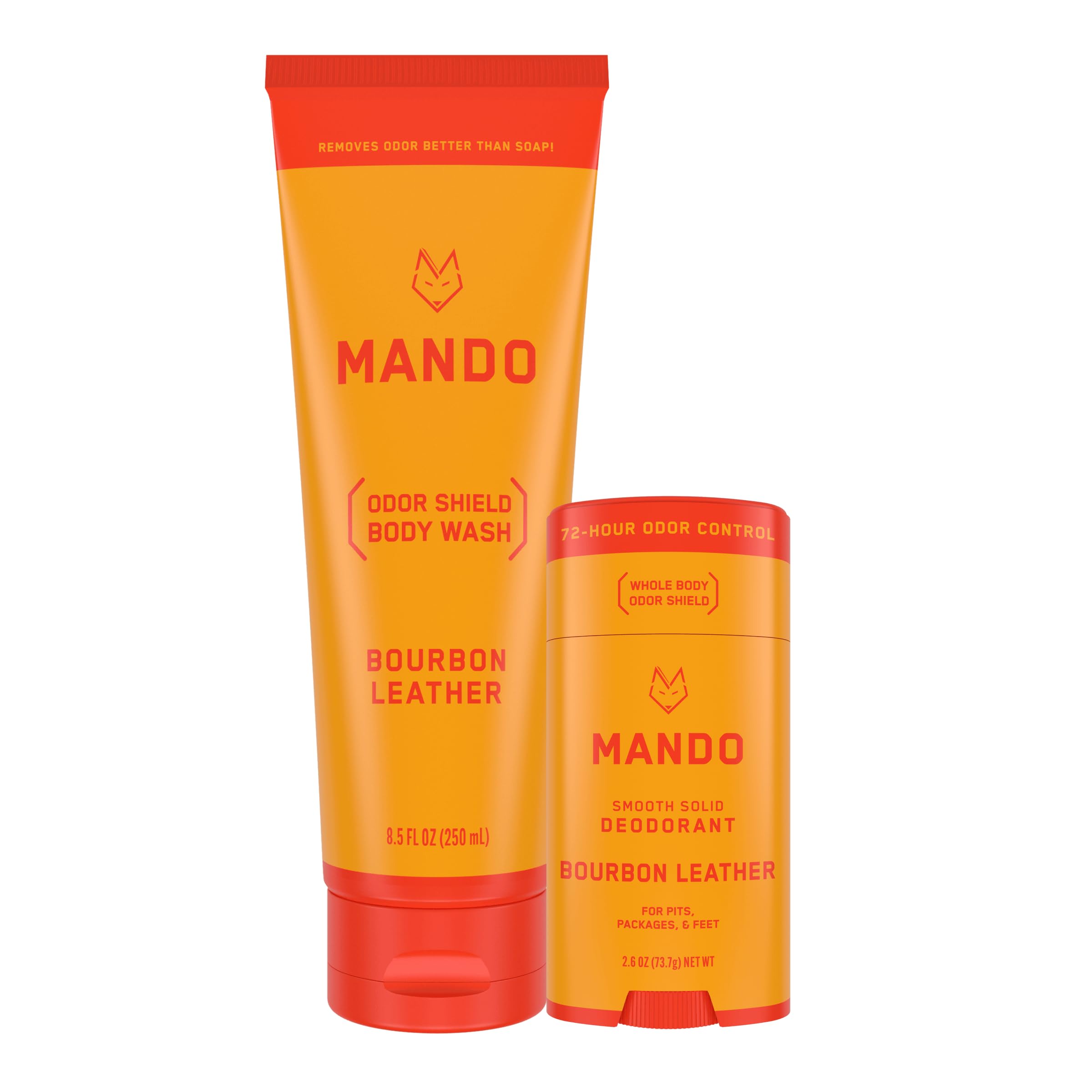 Mando Smooth Solid Stick applied for easy glide and long-lasting odor control.