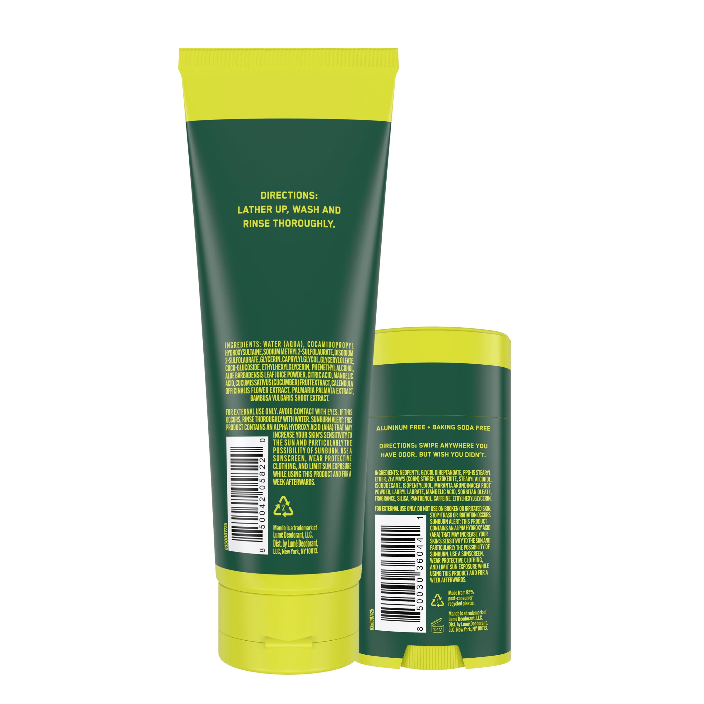 Mando Smooth Solid Stick delivers up to 72-hour odor protection.