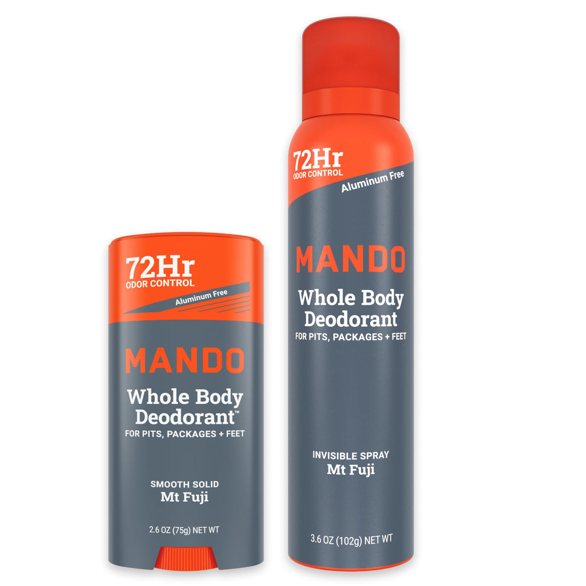Mando solid-stick application showing targeted, all-day odor protection.