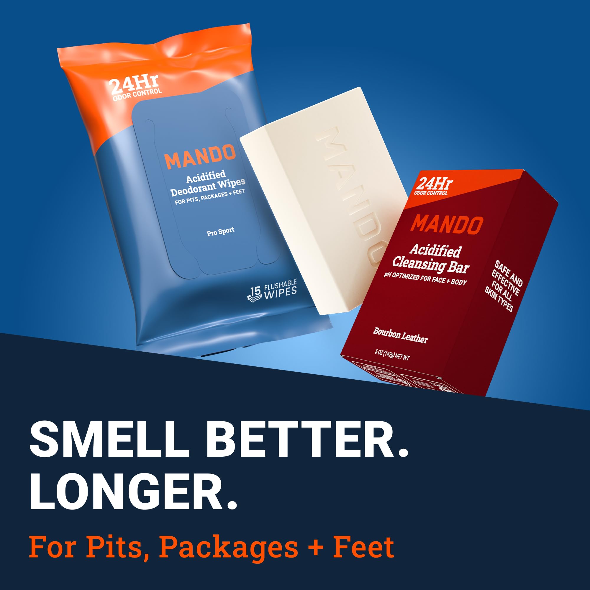 Mando starter kit box showing all five essentials
