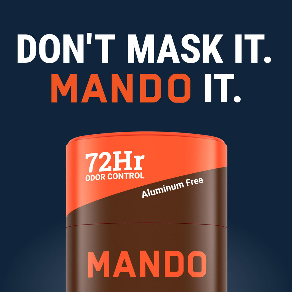 Mando used on pits, feet, and other odor-prone areas