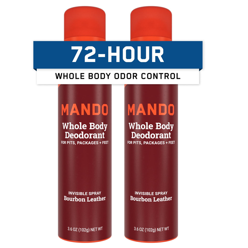 Mando Bourbon Leather packaging in a two-pack for freshness.