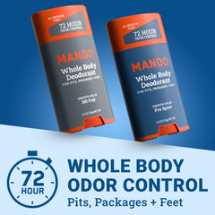 Mando Mt Fuji stick close-up highlights smooth solid texture for easy application.